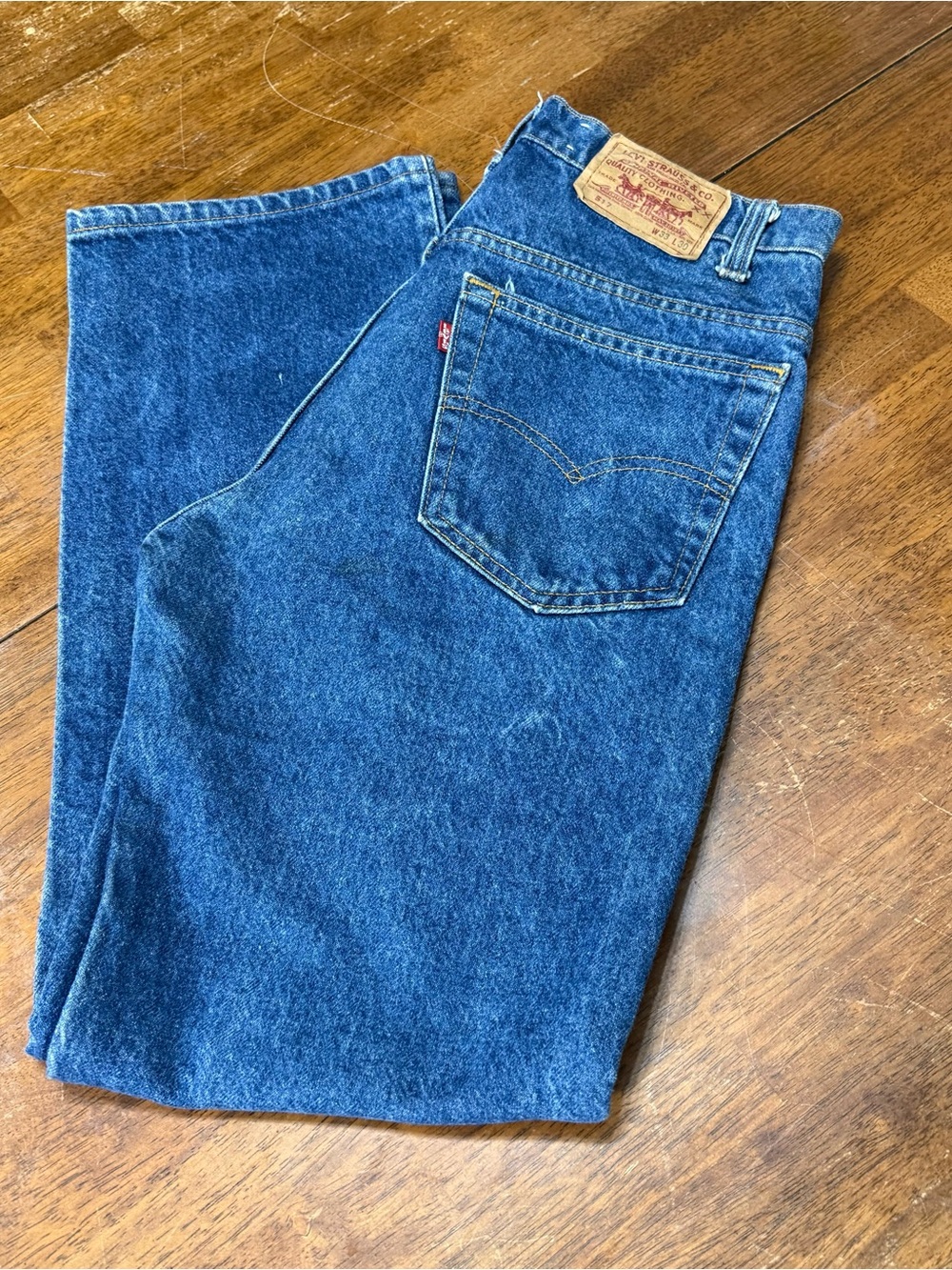 Vintage 1989 Levi’s 517 Jeans 33x30 Made USA Bootcut Red Tab Denim 80s